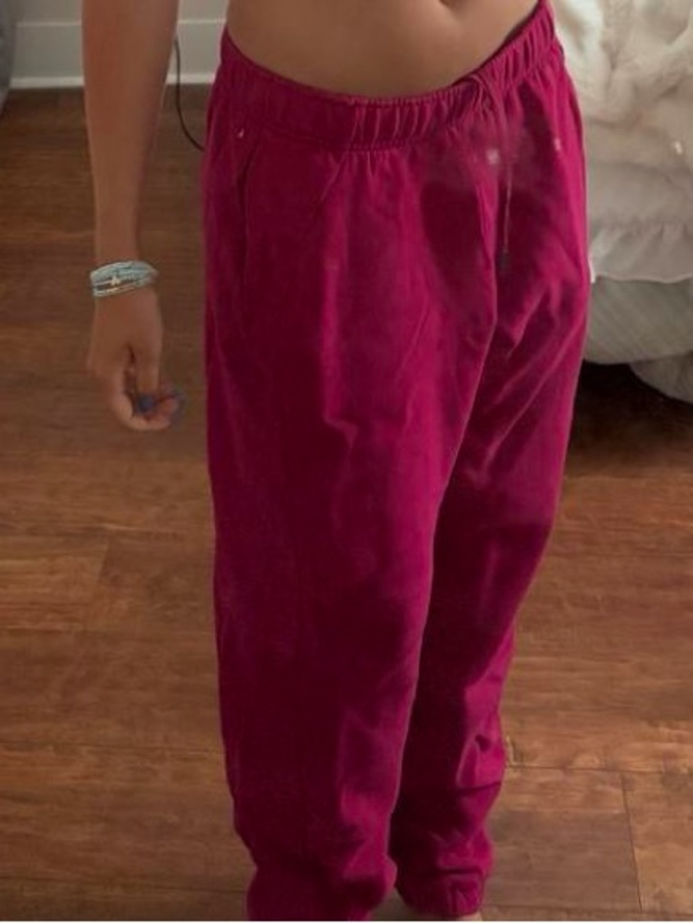Lululemon Burgundy/Maroon Scuba Jogger Sweatpants